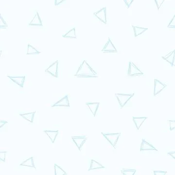 Seamless Scribble Triangle Background Stock Illustration