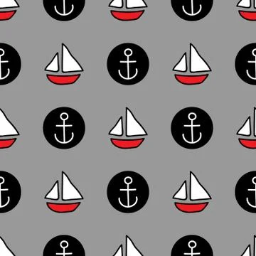 Seamless sea background Stock Illustration