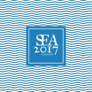 Seamless sea background Stock Illustration