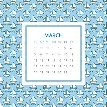 Seamless sea background Stock Illustration