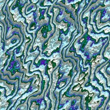 Seamless Sea Nacre  Pattern Stock Illustration