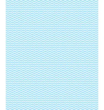 Seamless sea pattern. Light blue waves on white Stock Illustration