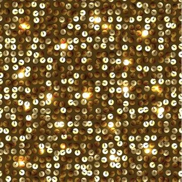 Seamless sequined golden texture イラスト素材