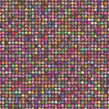 Seamless sequins multicolor texture Stock Illustration