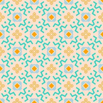 Seamless shape ornament. Abstract pattern modern design ready for print Stock Illustration