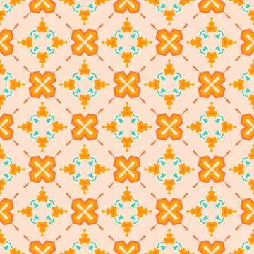 Seamless shape ornament. Abstract pattern modern design ready for print Stock Illustration