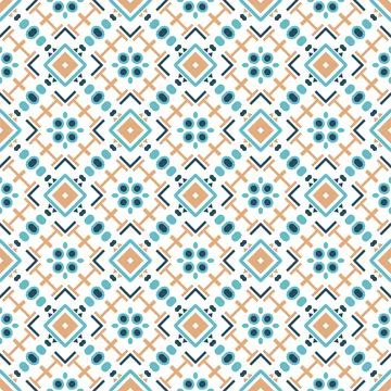 Seamless shape ornament. Abstract pattern modern design ready for print Stock Illustration
