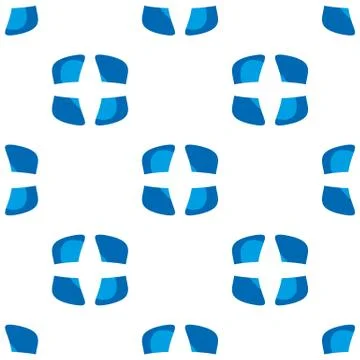 Seamless shape pattern Stock Illustration