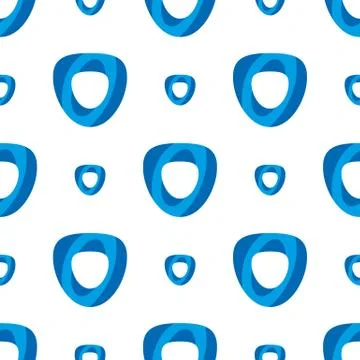 Seamless shape pattern Stock Illustration