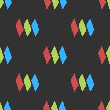 Seamless shapes background Stock Illustration