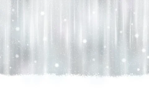 Seamless silver background with snowflakes Ilustración de archivo