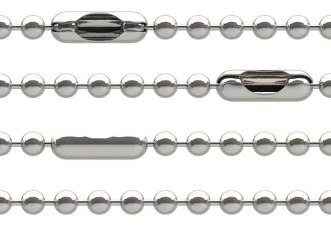 Seamless silver chain Stock Illustration