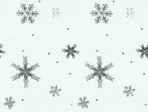 Seamless silver decorative mesh texture for decoration with snowflakes. Win.. 스톡 사진