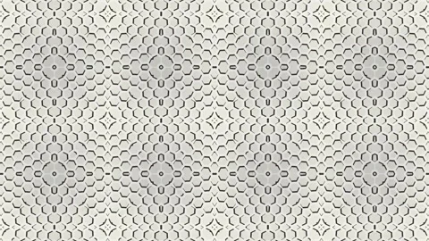 Seamless Silver Floral Texture Animation Stock Footage 313872153