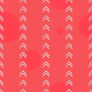 Seamless simple geometric pattern background Stock Illustration