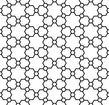 Seamless simple geometric pattern Stock Illustration