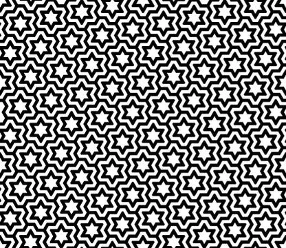 Seamless simple geometric pattern Stock Illustration