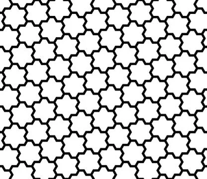Seamless simple geometric pattern Stock Illustration