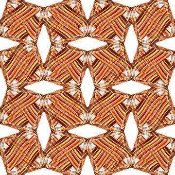 Seamless simple geometric pattern - striped rhombuses Illustrazione stock
