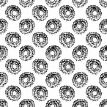 SEAMLESS SIMPLE PATTERN BACKGROUND WITH MONOCHROME HAND DRAW DOT LOKE A VORTE イラスト素材