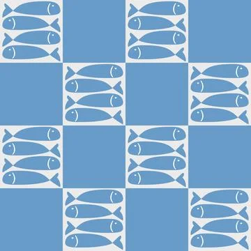Seamless simple pattern mediterranean tile 스톡 일러스트