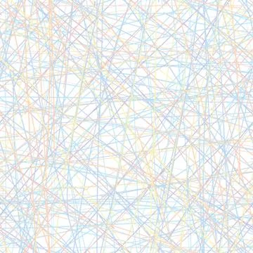 Seamless simple pattern - set of intersecting color lines 스톡 일러스트