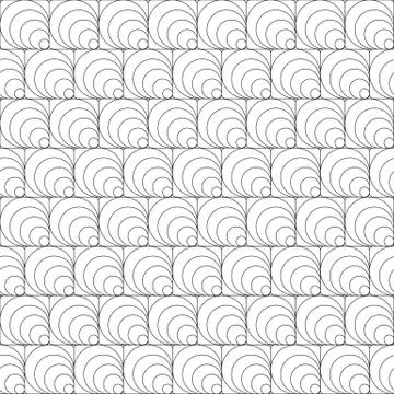 Seamless simple texture of black ornaments Stock Illustration