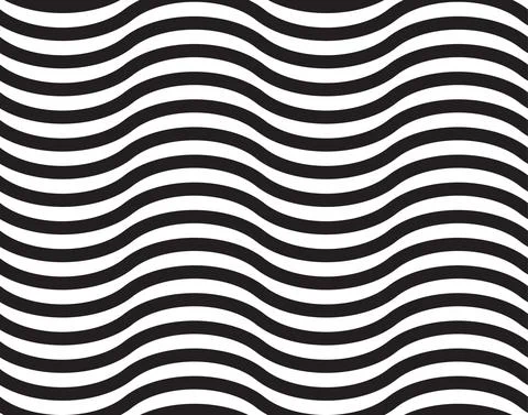Seamless simple wave stripes ripple art pattern. 스톡 일러스트