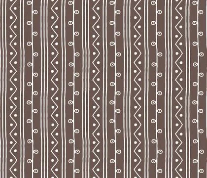 Seamless sketch vector pattern. Hand drawn abstract african style texture Illustration