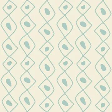 Seamless sketch vector pattern. White vertical twigs lines and zigzags with.. Stockillustratie