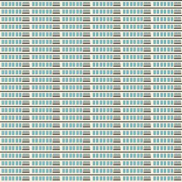 Seamless skyscraper pattern Stock Illustration