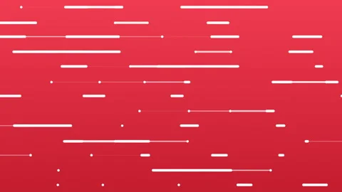 Seamless slow motion geometric animation, slowly stretching lines Stock Footage 242798925