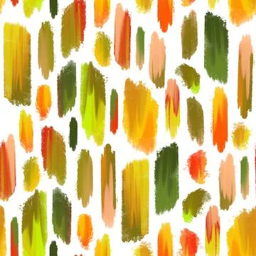 Seamless smear pattern autumn colors Stock Illustration