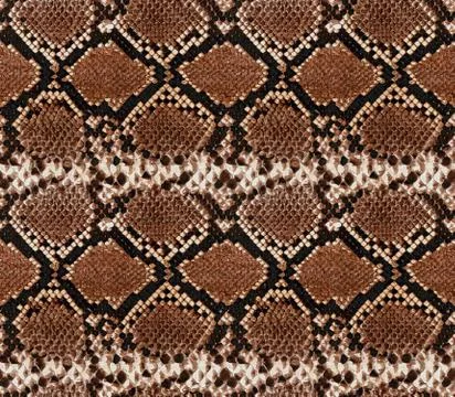 Seamless snake skin pattern design Stock Illustration