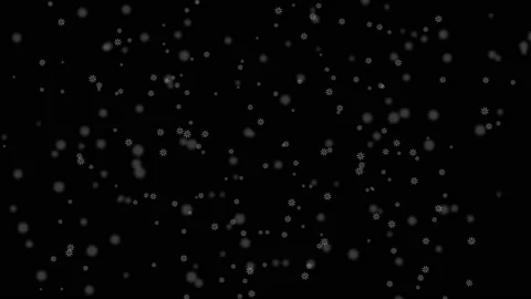 Seamless snow fall animation for christmas and winter Video stock 222939818
