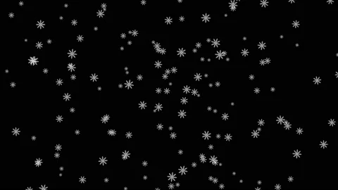 Seamless snow fall animation Stock Footage 222935760