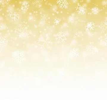 Seamless snow flakes background Stock Illustration