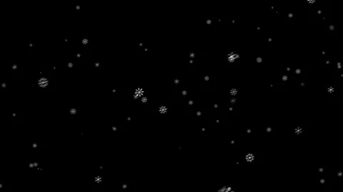 Seamless Snowfall Loop Animation  Variant 5 Stock Footage 333029010