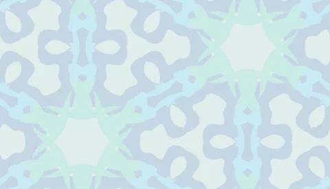 Seamless Snowflakes in Blue Stock Illustration