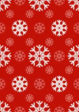 Seamless Snowflakes Stock Illustration