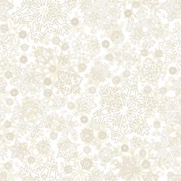 Seamless snowflakes pattern, vector illustration Illustrazione stock