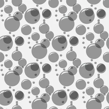 Seamless soap bubbles pattern. Vector background. Cleaning or bodycare wall.. Stockillustratie