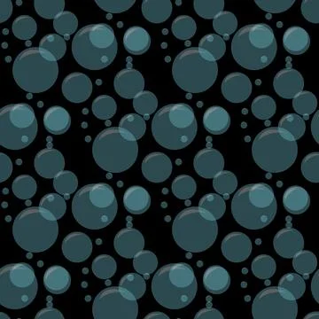 Seamless soap bubbles pattern. Vector background. Cleaning or bodycare wall.. 스톡 일러스트