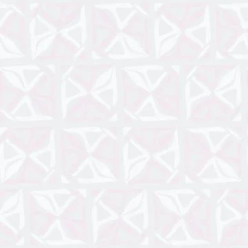 Seamless soft gray pattern with pink and white ornaments Illustrazione stock