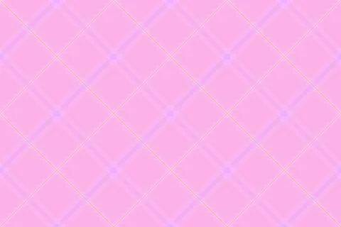 A seamless soft pink plaid pattern features elegant diagonal lines, evoking a Stock Illustration
