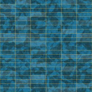 Seamless solar panel texture - turquoise イラスト素材