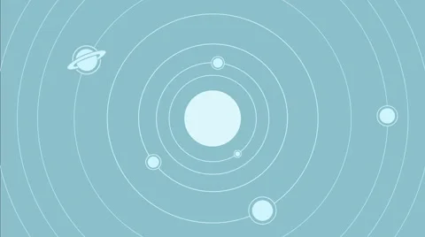 Seamless solar system background Stock Footage 66452517