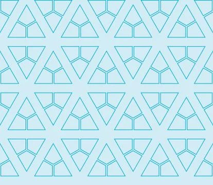 Seamless sophisticated geometric pattern based on repetitive simple forms Stock Illustration