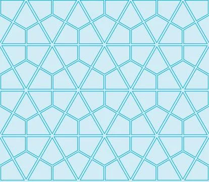 Seamless sophisticated geometric pattern based on repetitive simple forms Stock Illustration