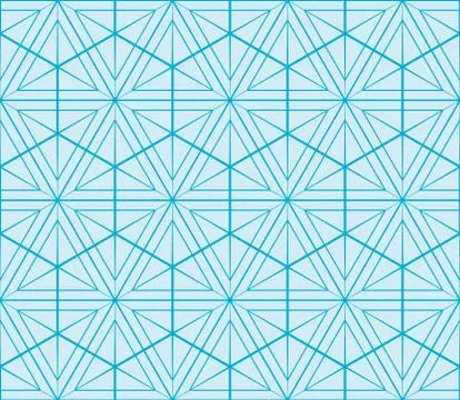 Seamless sophisticated geometric pattern based on repetitive simple forms Stock Illustration